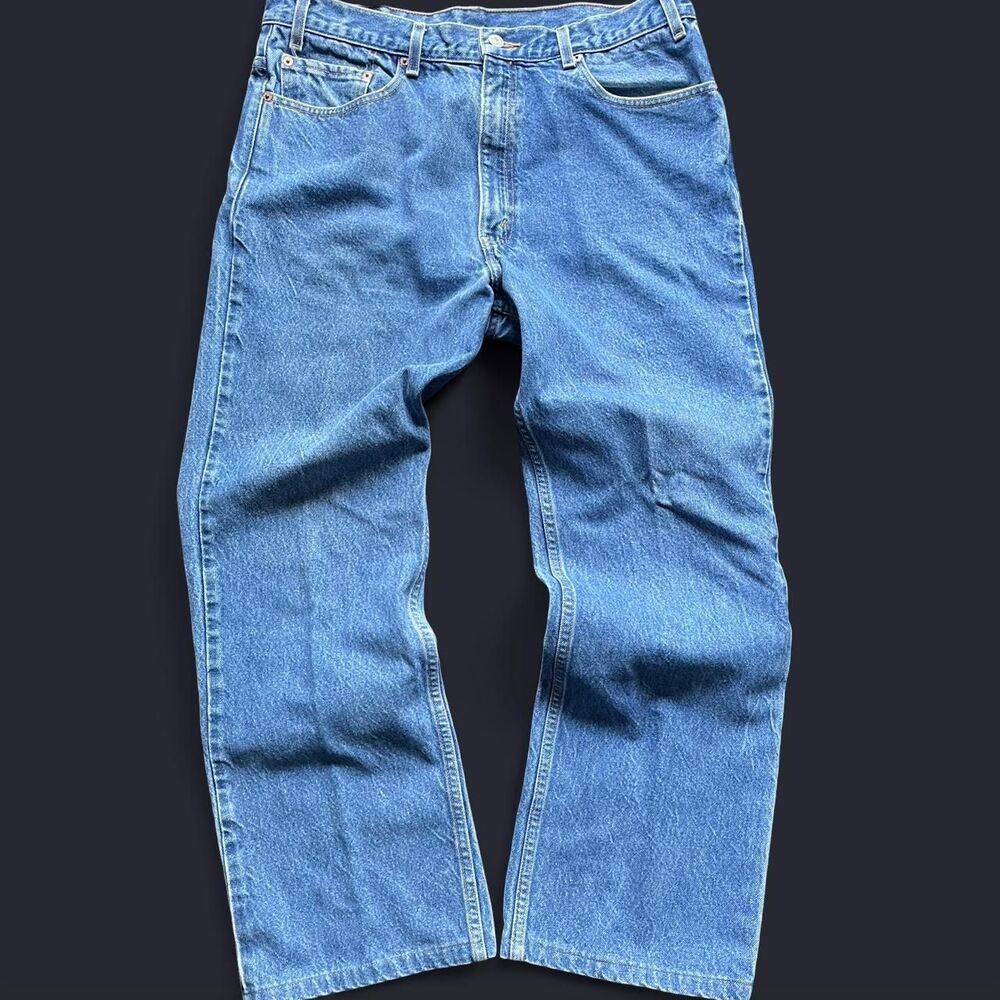 Vintage Levis 517 Jeans 36x30 Mens Baggy bootcut blue denim